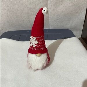 Red and White Gnome Decor